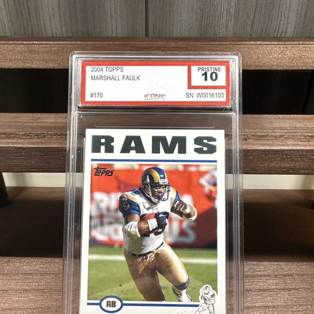 2004 Topps‎ Collection Marshall Faulk #170 Pristine 10 HOF